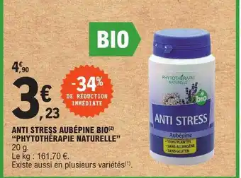 E.Leclerc Anti stress aubépine bio offre