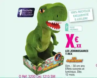 E.Leclerc Les jeminosaures t-rex offre