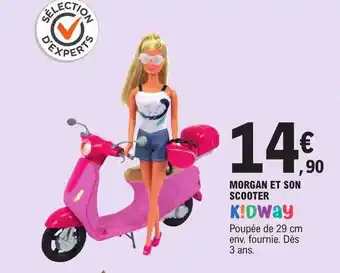E.Leclerc Morgan et son scooter offre
