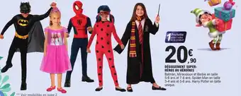 E.Leclerc Déguisement super-héros ou héroïnes offre