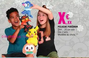 E.Leclerc Peluche pokémon offre