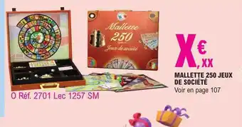 E.Leclerc Mallette 250 jeux de société offre