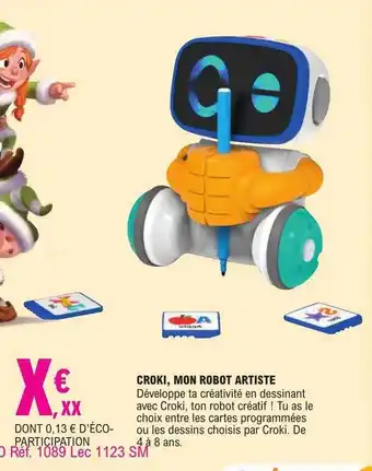 E.Leclerc Croki, mon robot artiste offre