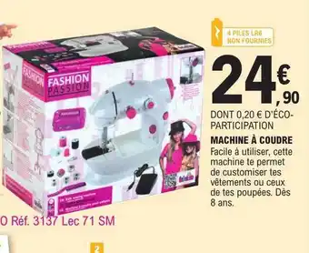 E.Leclerc Machine à coudre offre