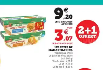 Super U Les idees de maman bledina offre