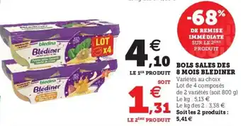 Bols sales des 8 mois blediner