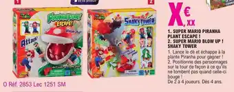 E.Leclerc Super mario piranha plant escape !, super mario blow up ! shaky tower offre
