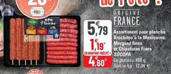 G20 Assortiment pour plancha brochitos à la mexicaine offre
