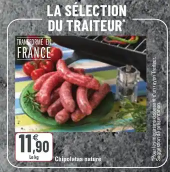 G20 Chipolatas nature offre