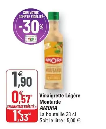 G20 Vinaigrette Légère Moutarde offre