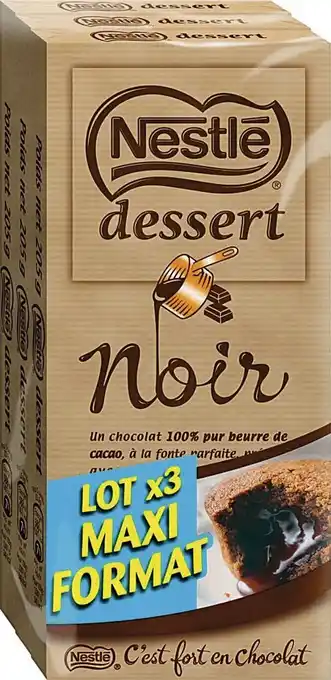 Chocolat noir Dessert
