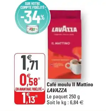 G20 Café moulu II Mattino offre