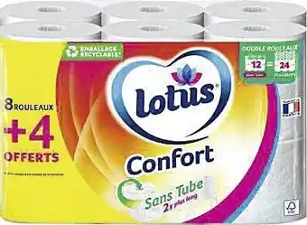 Casino Supermarchés Papier Toilette sans tube blanc CONFORT offre