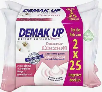 Lingettes démaquillantes Douceur Cocoon
