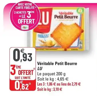 G20 Véritable Petit Beurre offre