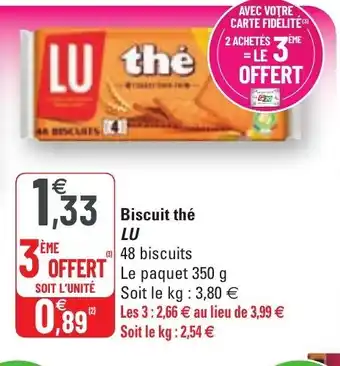 Biscuit Thé