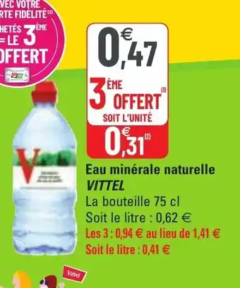 G20 Eau minérale naturelle offre
