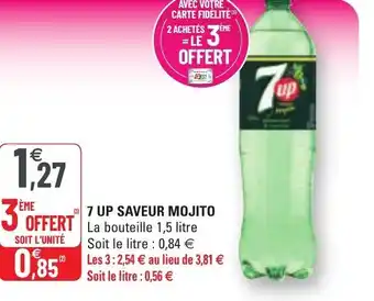G20 7 Up Saveur Mojito offre