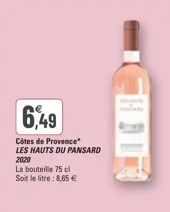 G20 Côtes de Provence offre