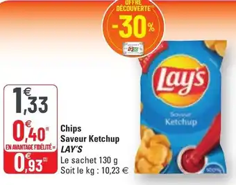 G20 Chips Saveur Ketchup offre