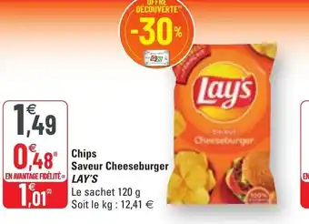 G20 Chips Saveur Cheeseburger offre