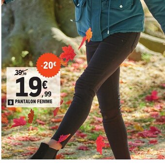 E.Leclerc Sport Pantalon Femme offre