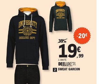 E.Leclerc Sport Sweat GArcon offre