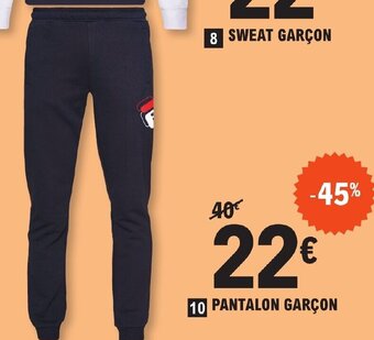 E.Leclerc Sport Pantalon Garçon offre