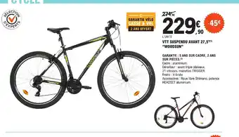 E.Leclerc Sport VTT Suspendu Avant 27,5 offre