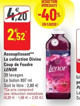 G20 Assouplissant La collection Divine Coup de Foudre offre