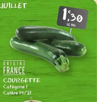 G20 Courgette offre
