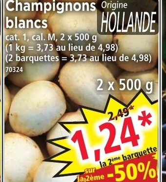 Norma Champignons Blancs offre