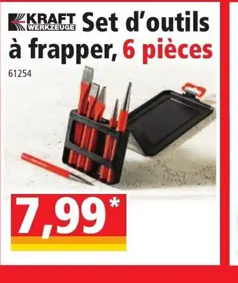 Norma Set d'Outils a Frapper 6 Pièces offre