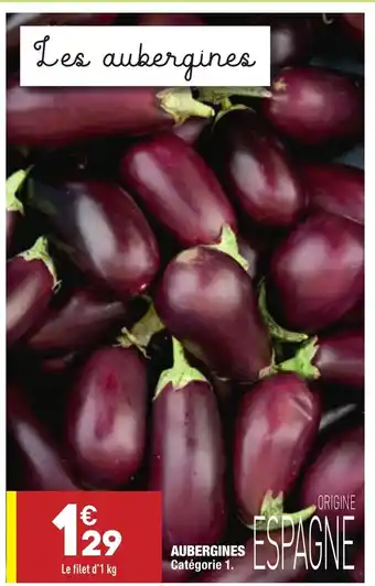 ALDI Aubergines offre
