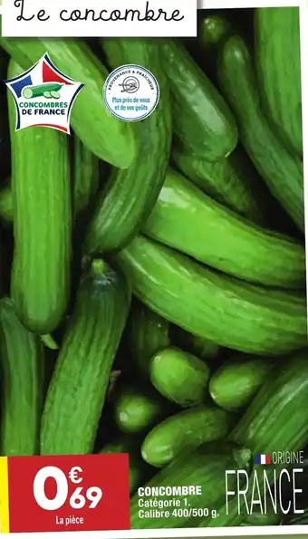 ALDI Concombre offre
