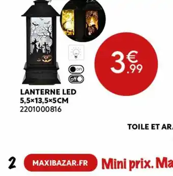 Maxi Bazar Lanterne led offre