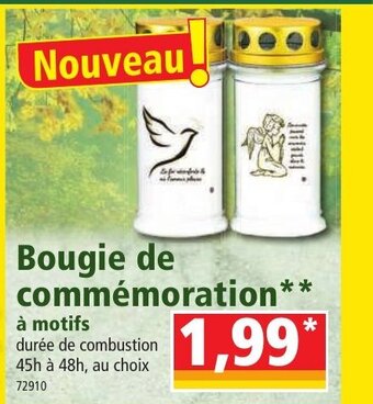 Norma Bougie de Commémoration offre