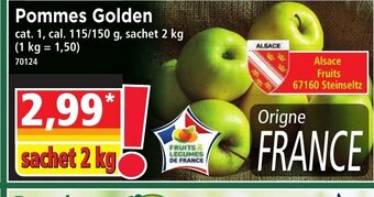 Norma Pommes Golden offre