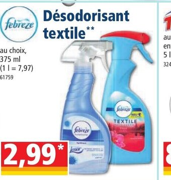 Norma Désodorisant Textile offre
