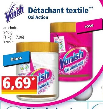 Vanish Détachant Textile