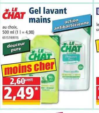 Norma Le Chat Gel Lavant Mains offre