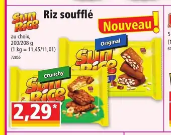 Norma Sun Rice Riz Soufflé offre