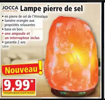 Norma Lampe pierre de Sel offre