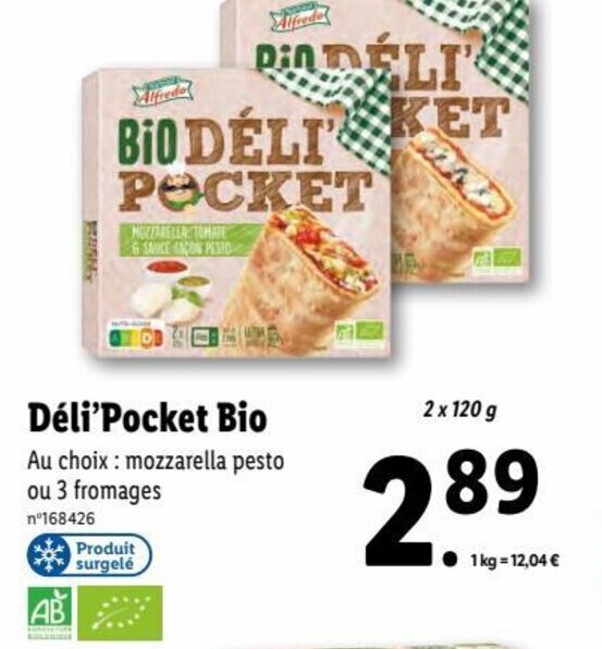 Promo Deli Pocket Bio chez Lidl