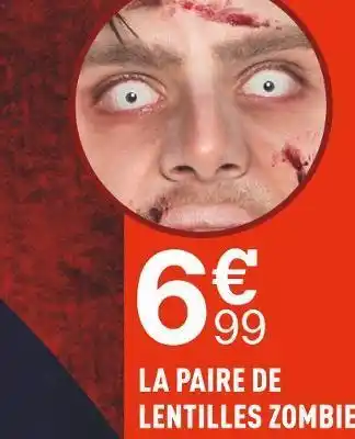 Centrakor La paire de lentilles zombie offre