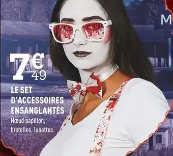 Centrakor Le set d’accessoires ensanglantés offre