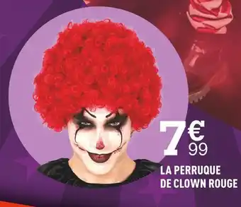 Centrakor La perruque de clown rouge offre