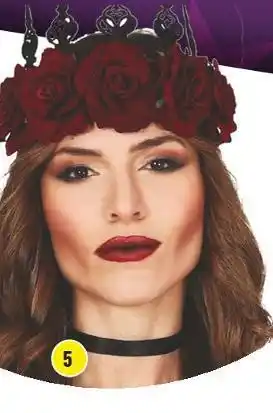 Centrakor La couronne reine avec fleurs rouges offre