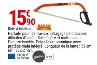 Bahco scie à bûches