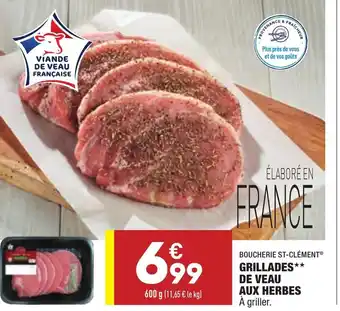 Grillades De Veau Aux Herbes